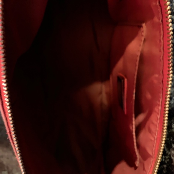 Authentic Fendi Monogram Bag Deep Red Semitracolla - Picture 7 of 8